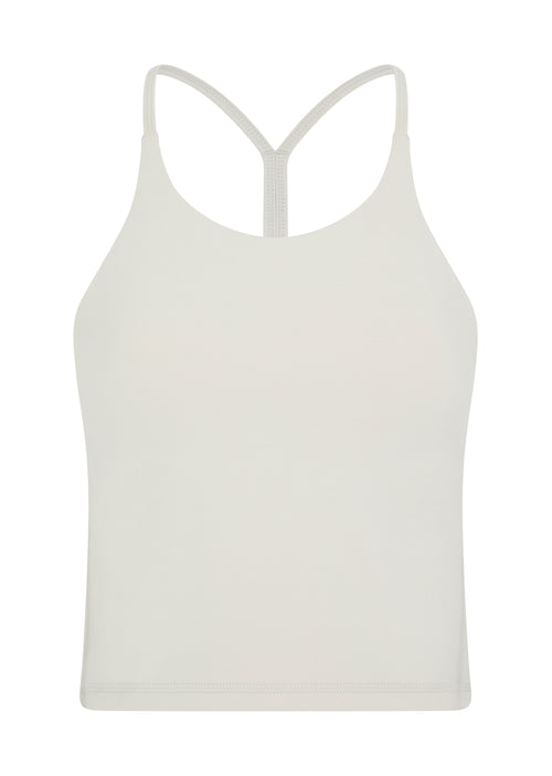 Higher Power Vest Top - Stone
